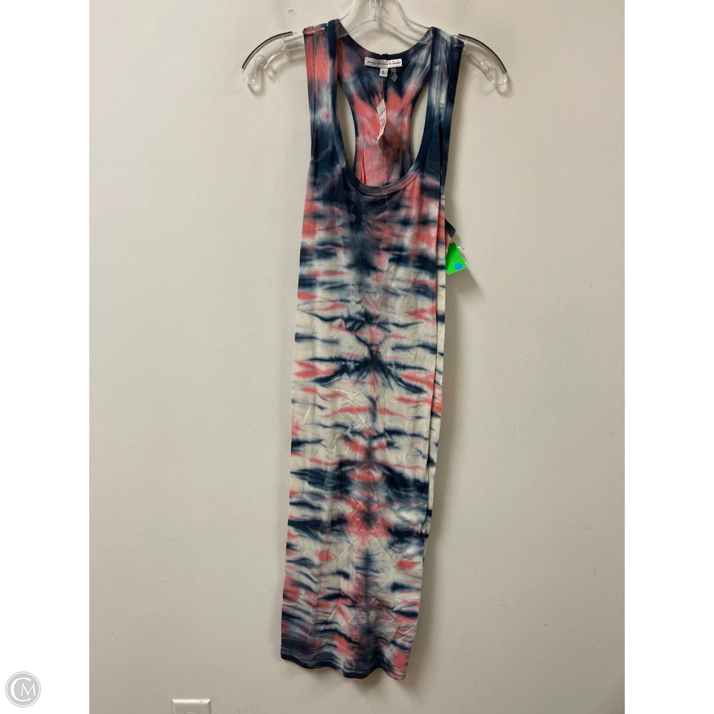 Dress Casual Maxi By Young Fabulous & Broke In Tie Dye Print, Size: L