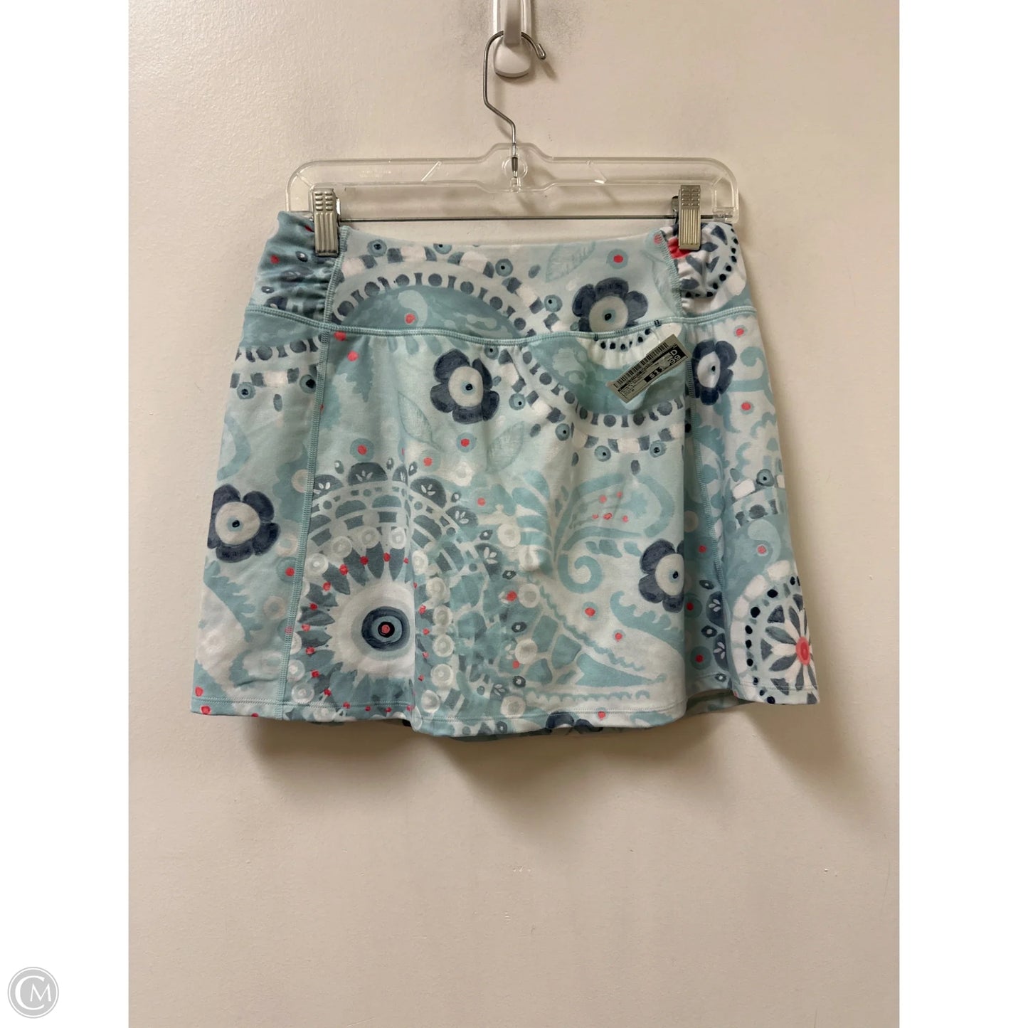 Athletic Skort By Clothes Mentor In Blue & Brown, Size: M