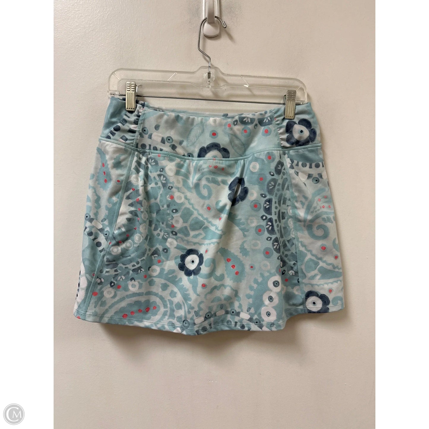 Athletic Skort By Clothes Mentor In Blue & Brown, Size: M