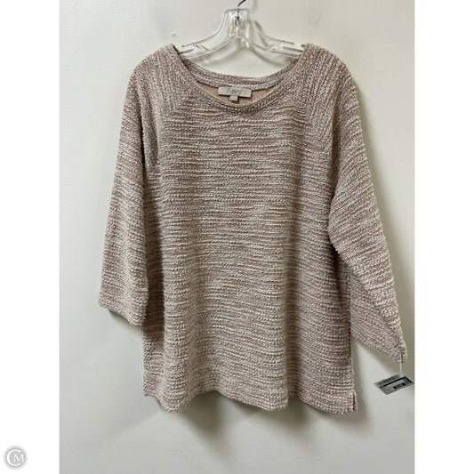 Sweater By Loft In Pink, Size: Xl