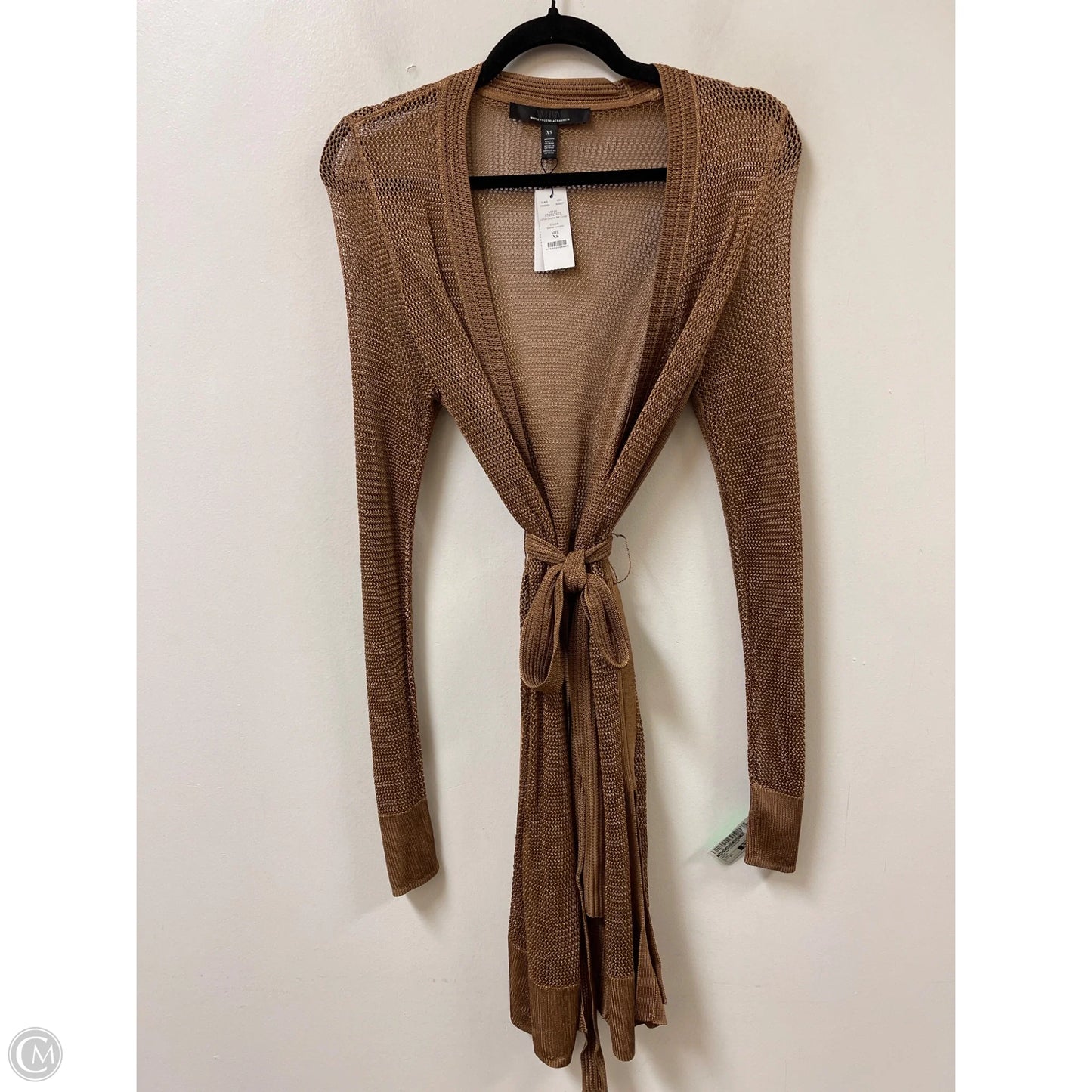 Sweater Cardigan By White House Black Market In Brown, Size: Xs