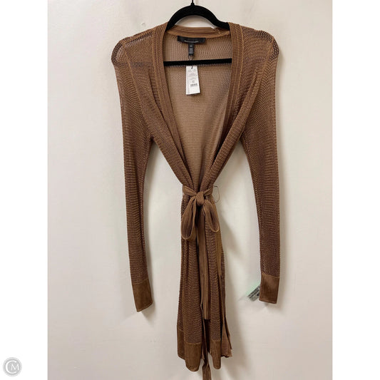 Sweater Cardigan By White House Black Market In Brown, Size: Xs
