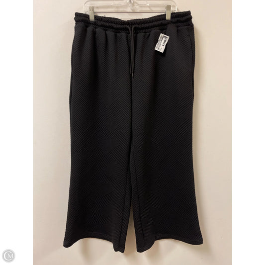 Pants Lounge By Clothes Mentor In Black, Size: 20
