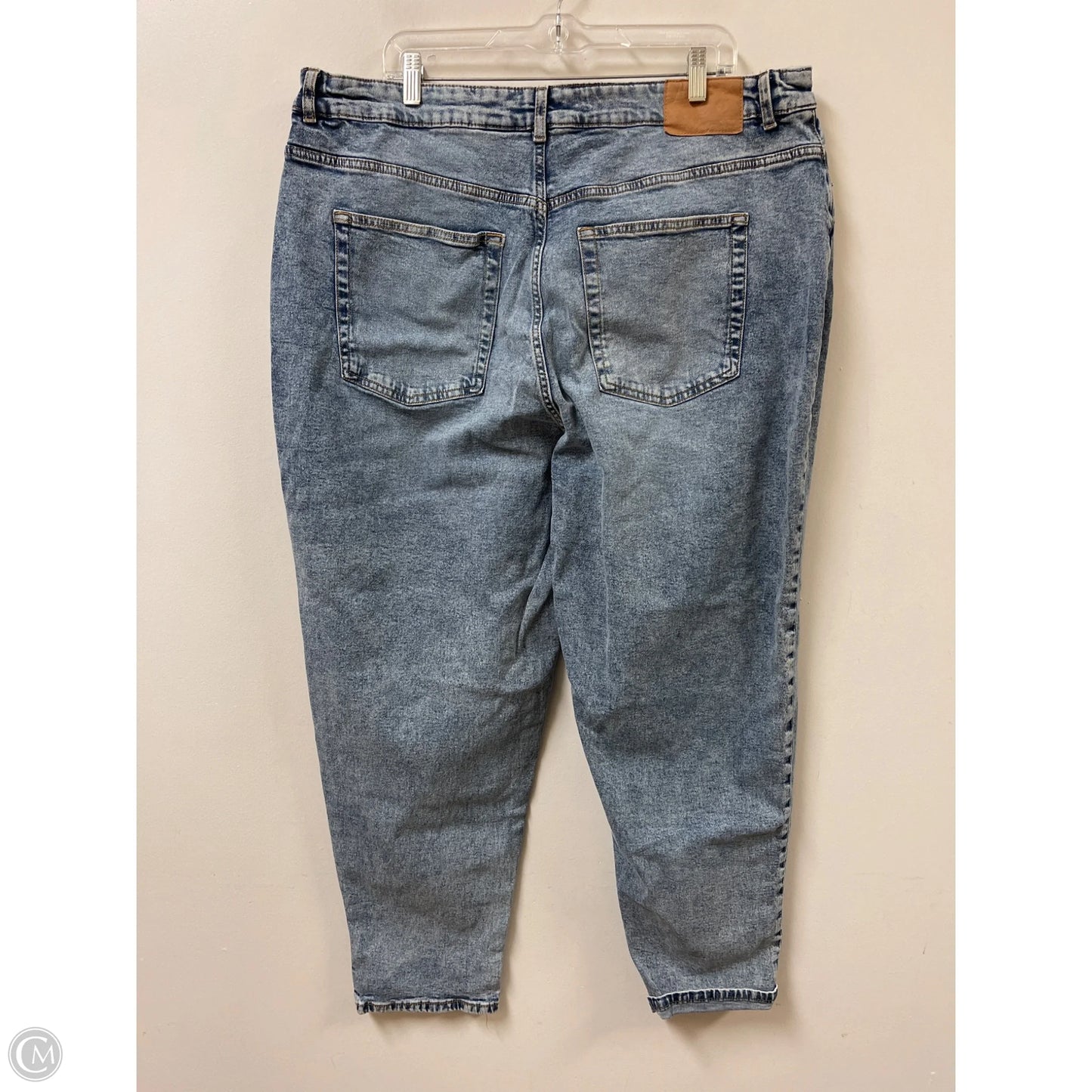 Jeans Straight By Divided In Blue Denim, Size: 20