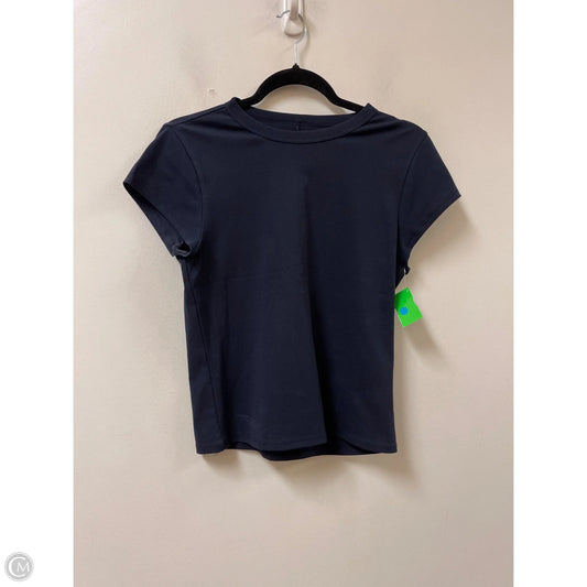 Top Short Sleeve Basic By Free Assembly In Navy, Size: M