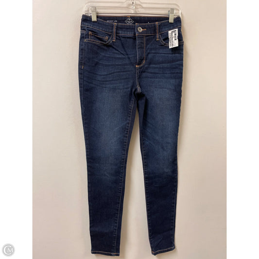Jeans Skinny By St Johns Bay In Blue Denim, Size: 4