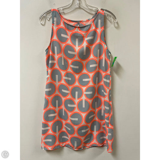 Dress Casual Midi By Yahada In Grey & Orange, Size: S