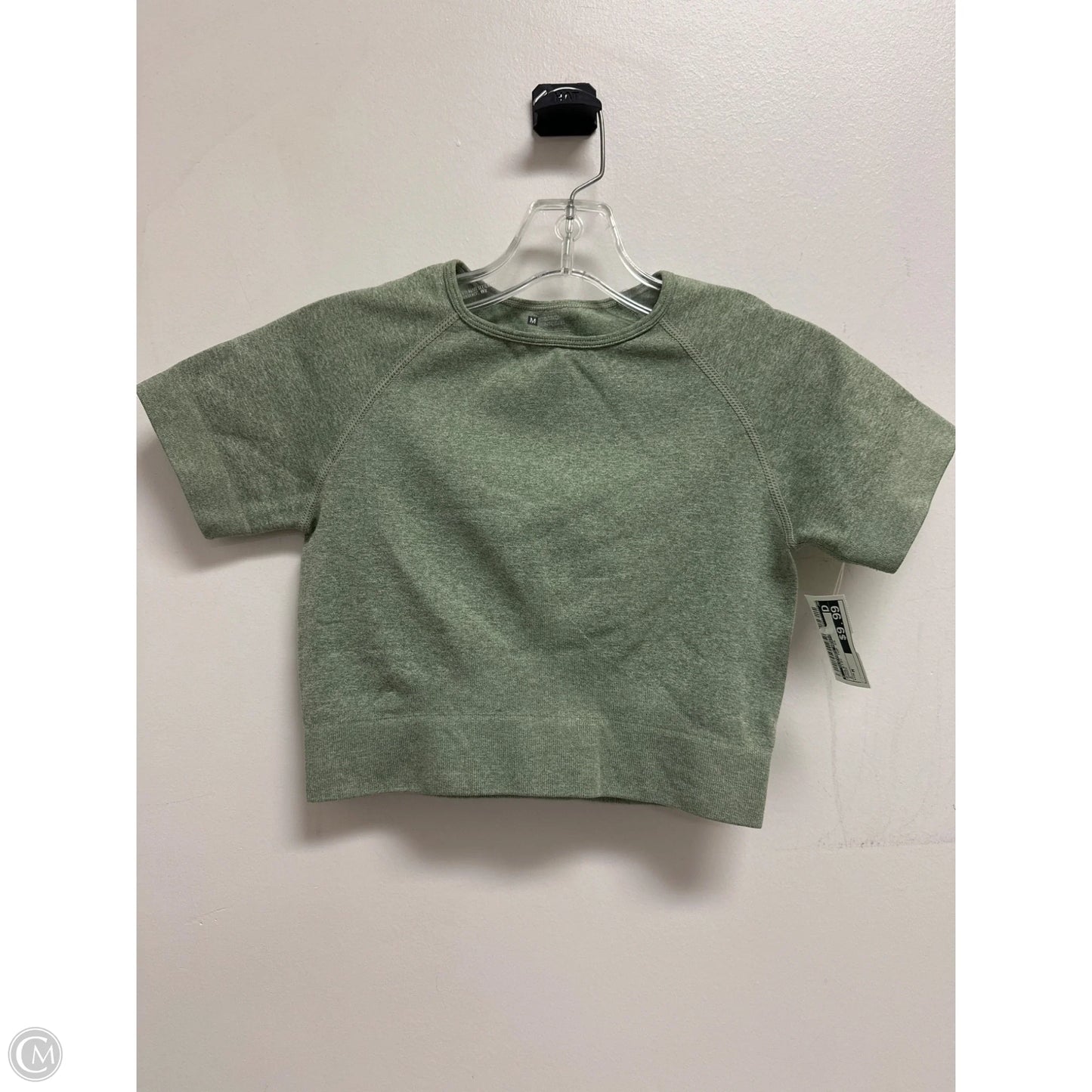 Athletic Top Short Sleeve By Clothes Mentor In Green, Size: M