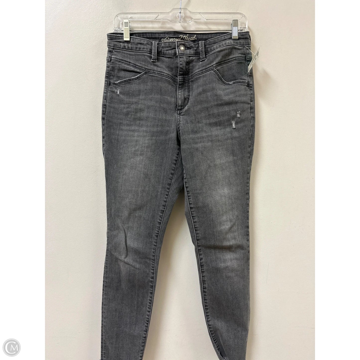 Jeans Skinny By Universal Thread In Grey, Size: 8