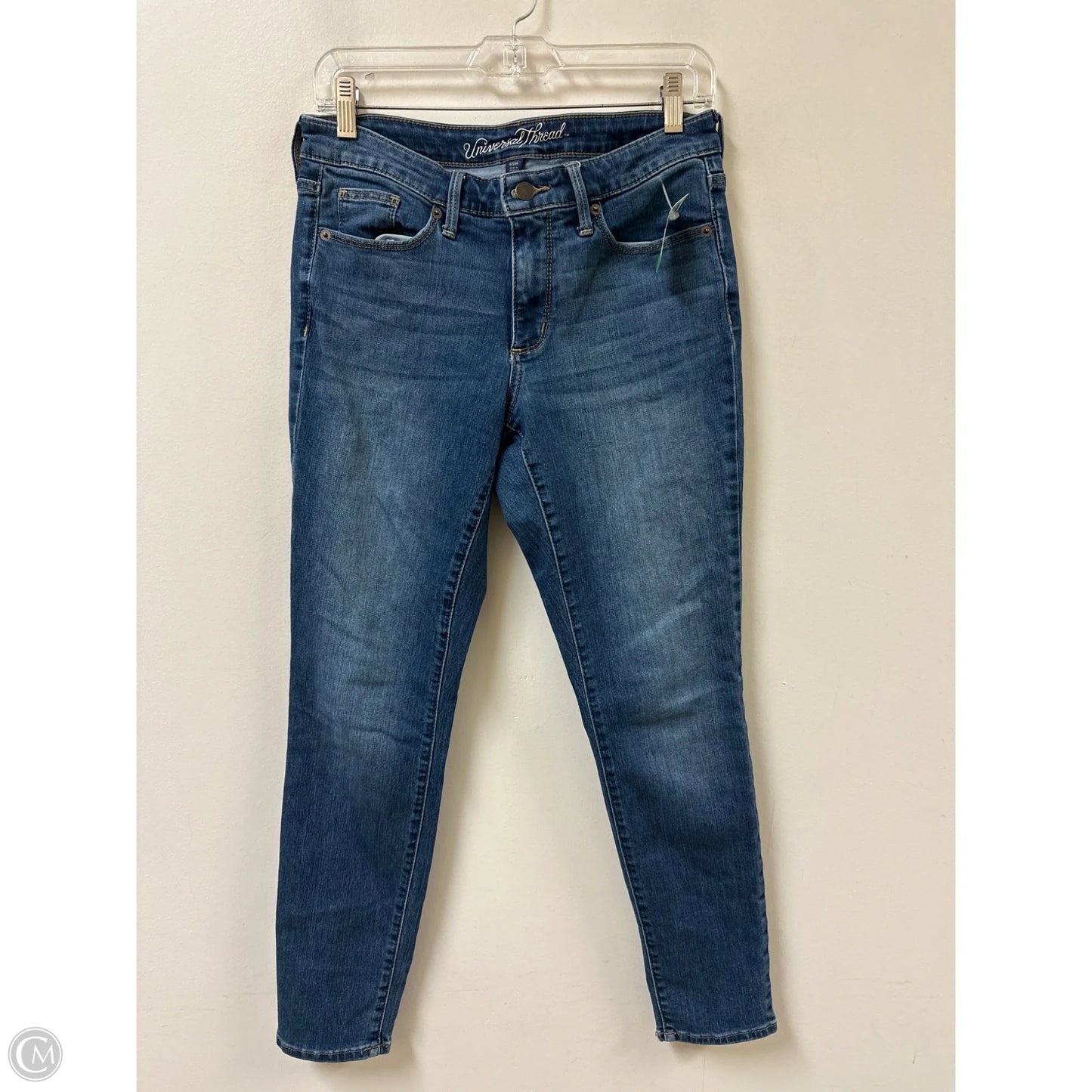 Jeans Skinny By Universal Thread In Blue Denim, Size: 6