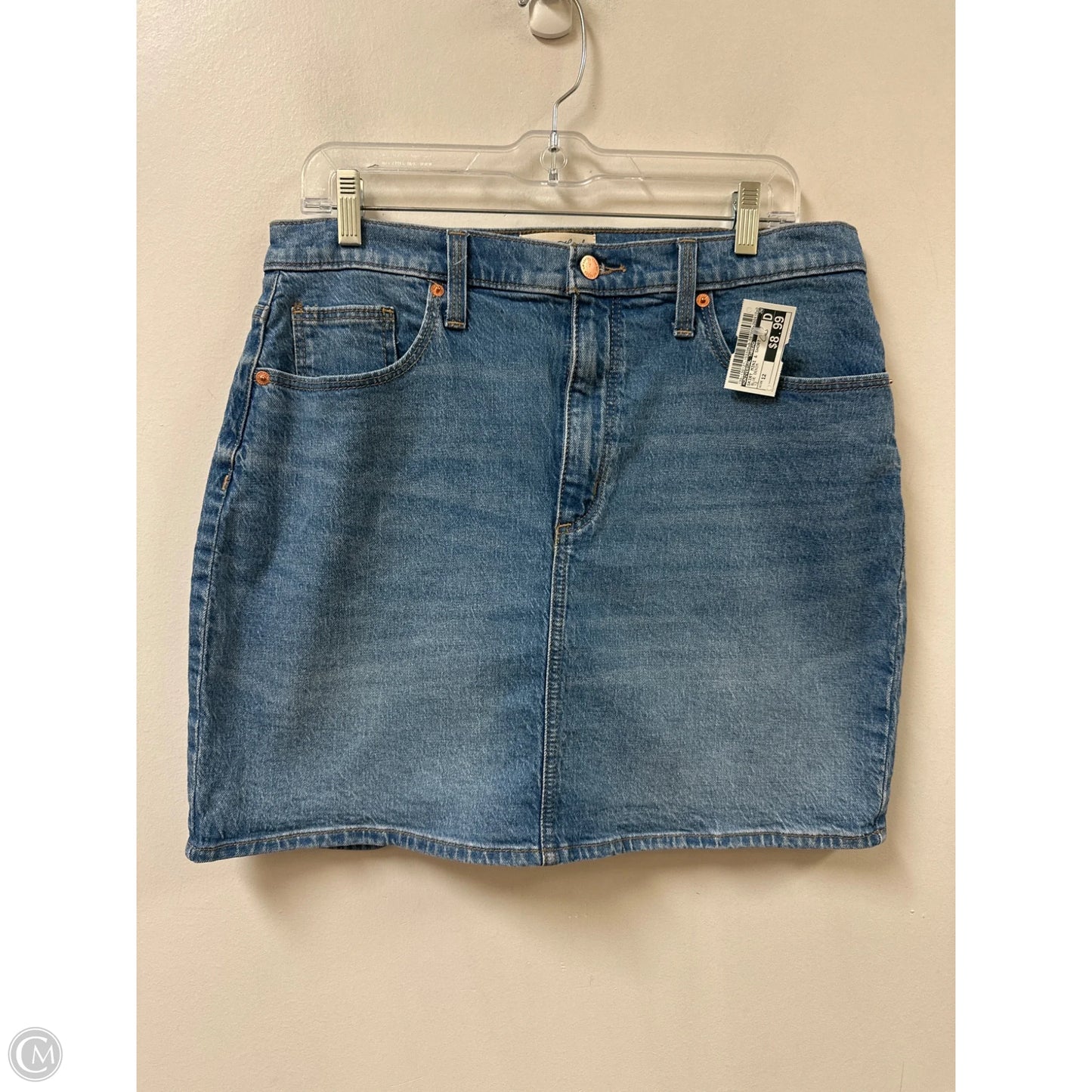 Skirt Mini & Short By Universal Thread In Blue Denim, Size: 12