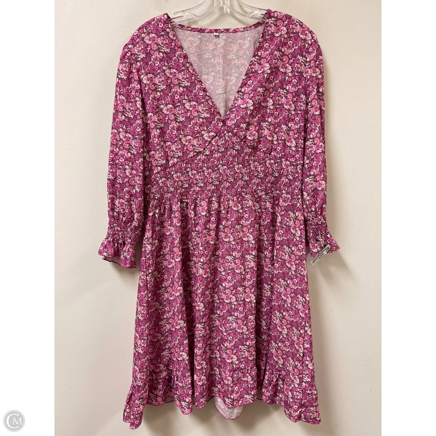 Dress Casual Midi By Clothes Mentor In Floral Print, Size: Xl
