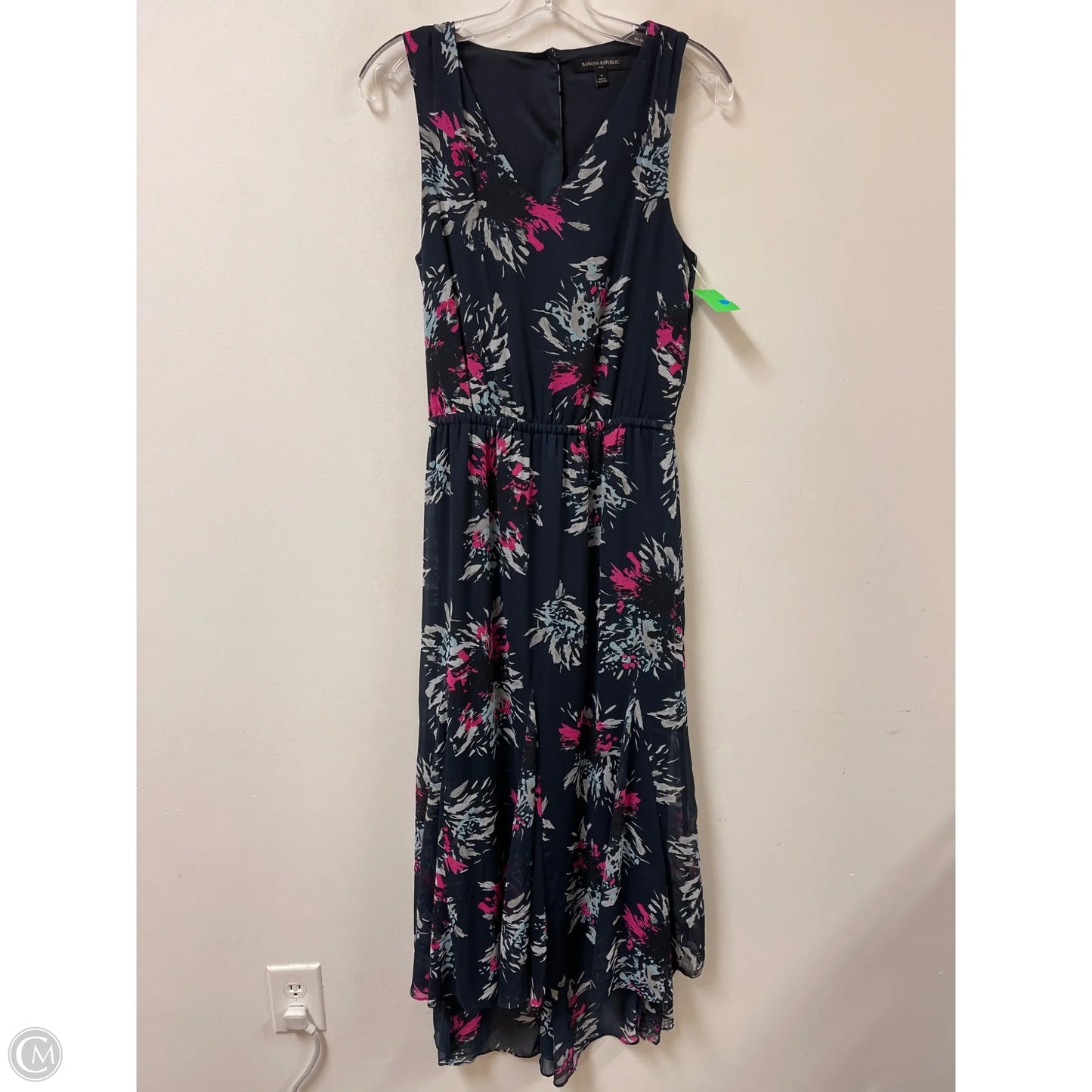 Dress Casual Maxi By Banana Republic In Navy, Size: S