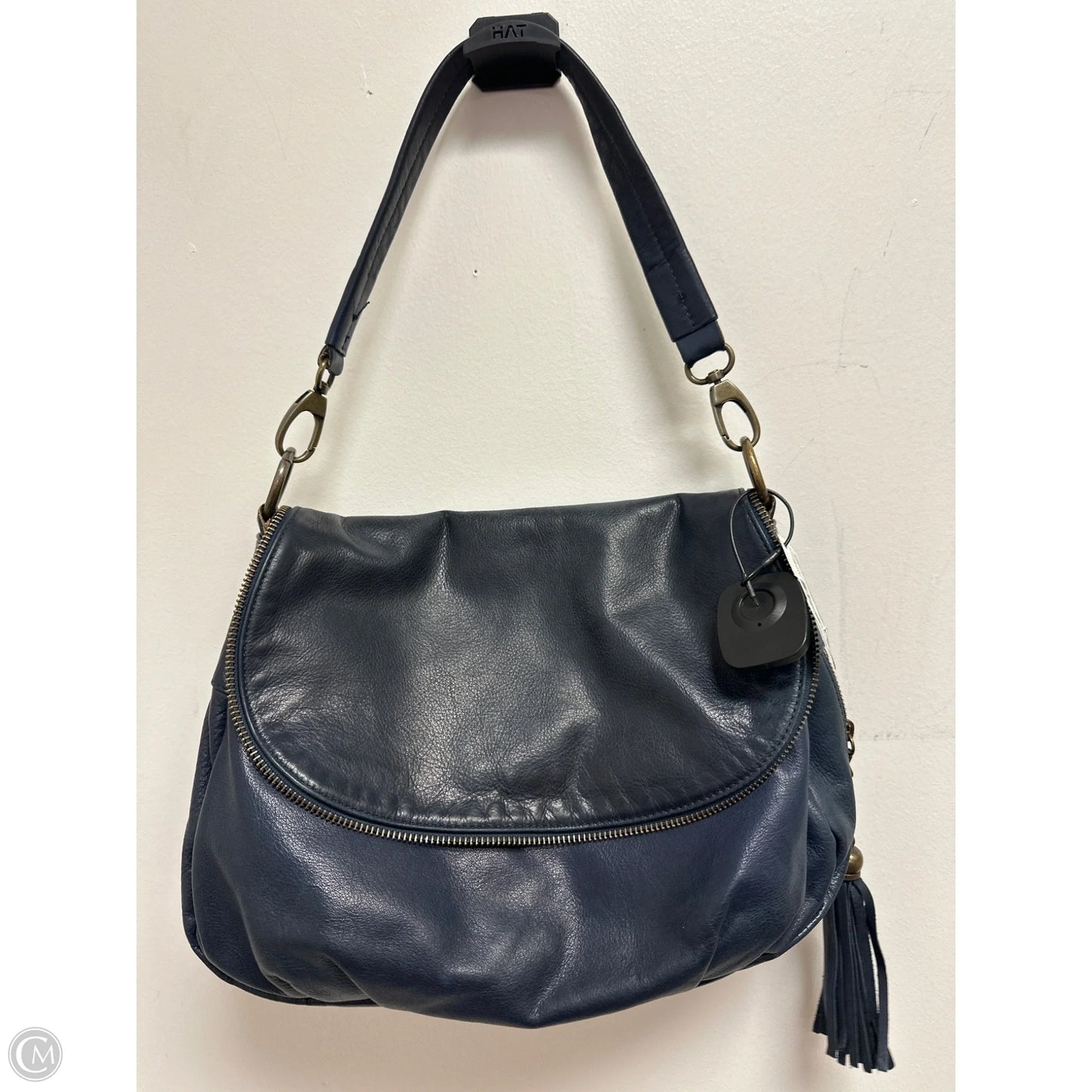 Handbag Leather By Cma, Size: Medium