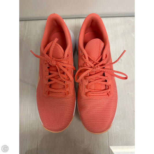 Shoes Athletic By Clothes Mentor In Peach, Size: 7