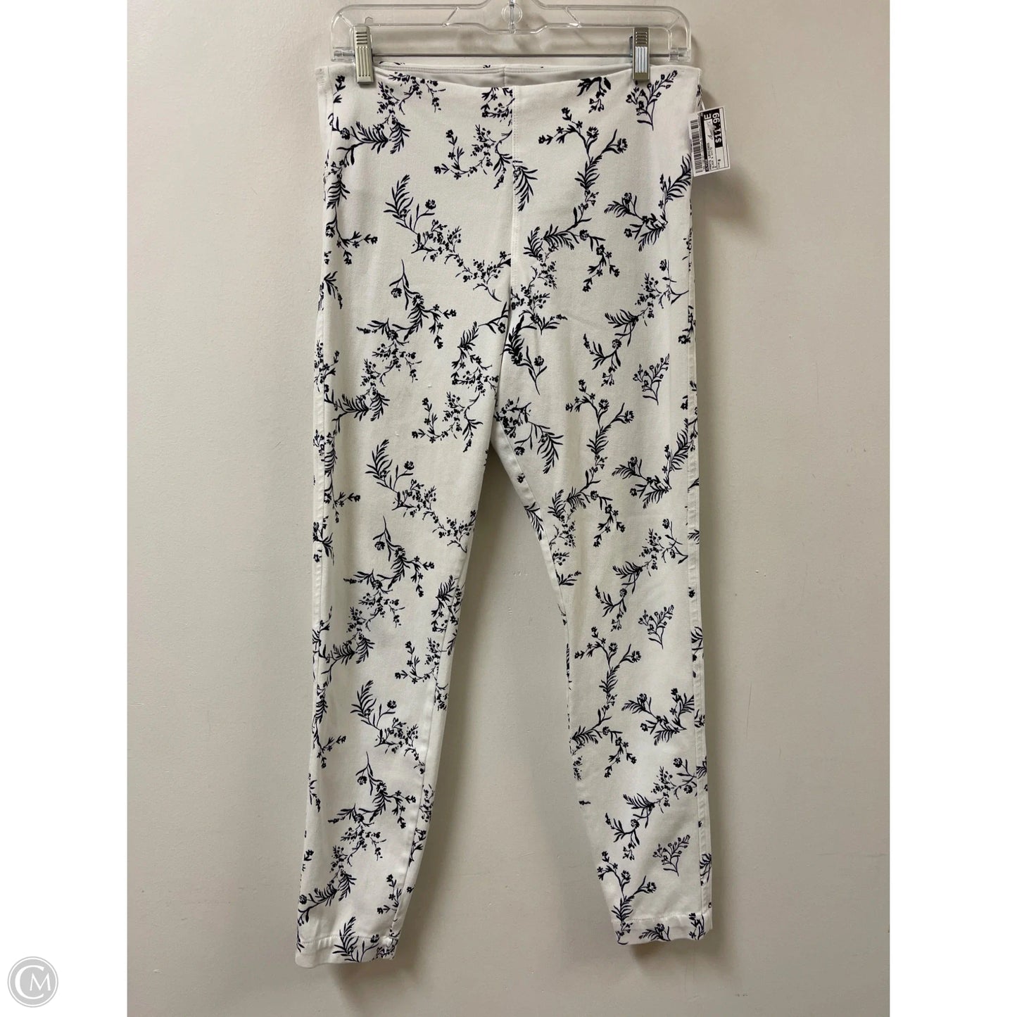Pants Leggings By Lysse In Black & White, Size: 8