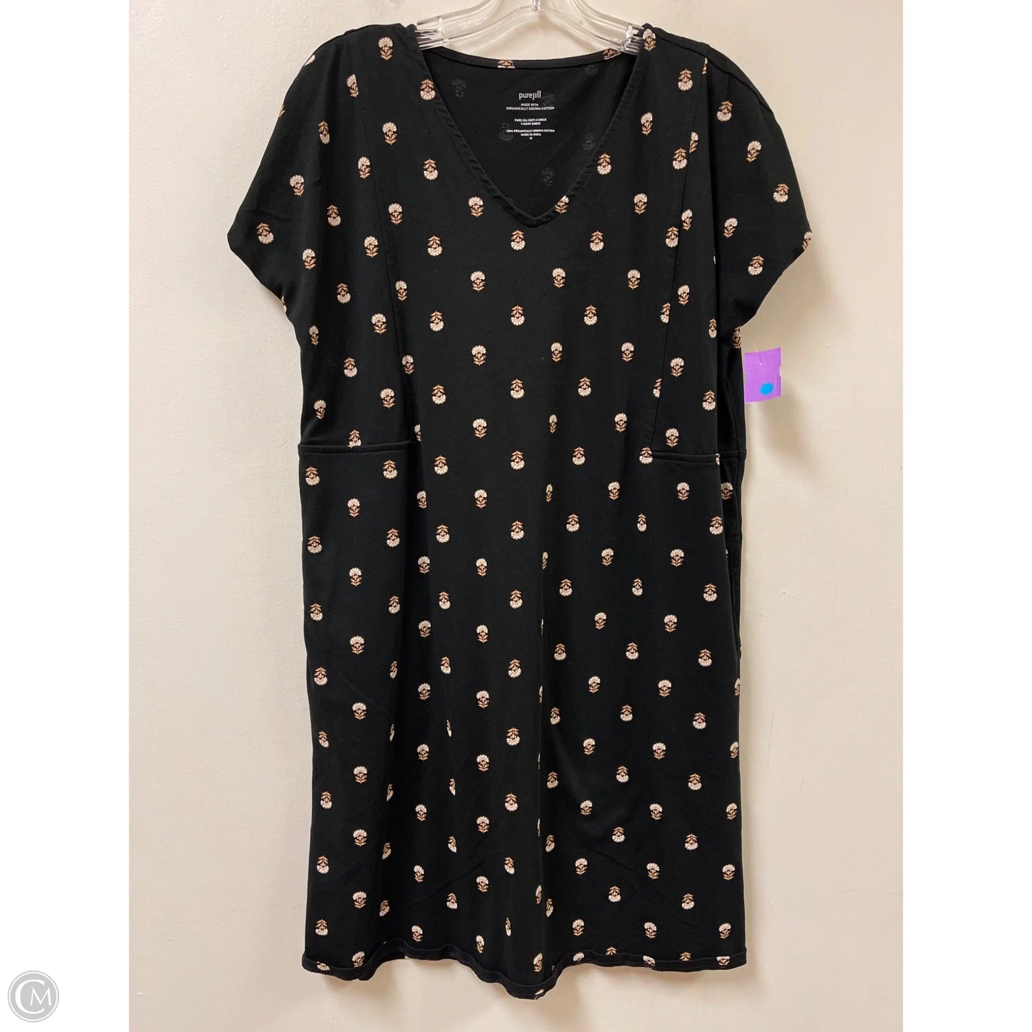 Dress Casual Midi By Pure Jill In Black, Size: M