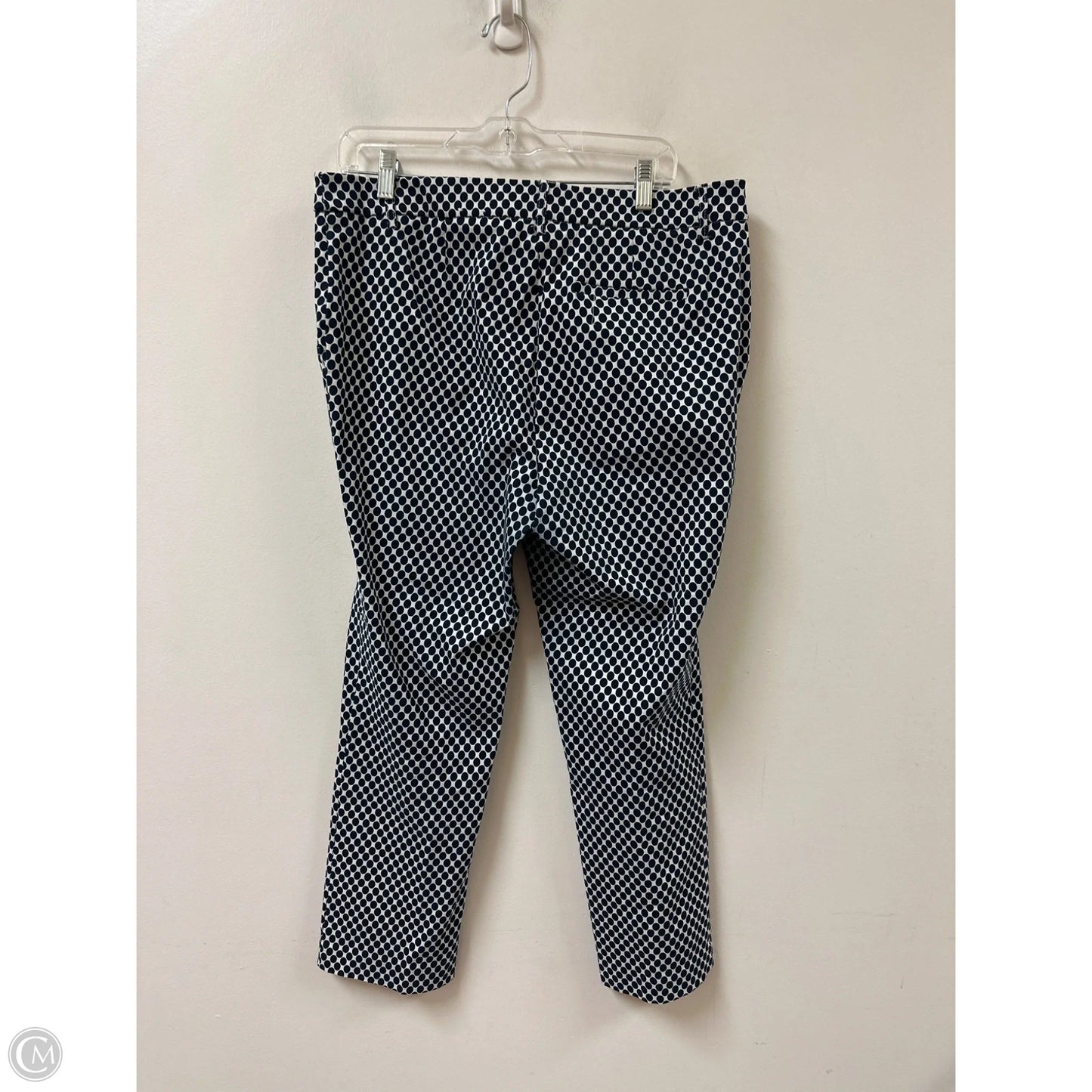 Pants Cropped By Jules & Leopold In Polkadot Pattern, Size: 16