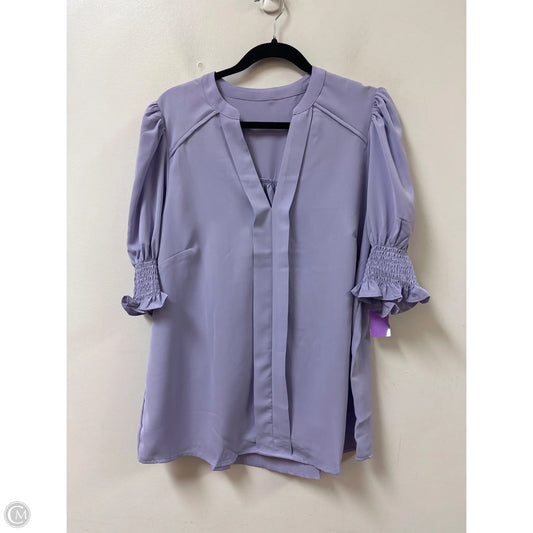 Top Short Sleeve By Clothes Mentor In Purple, Size: Xl
