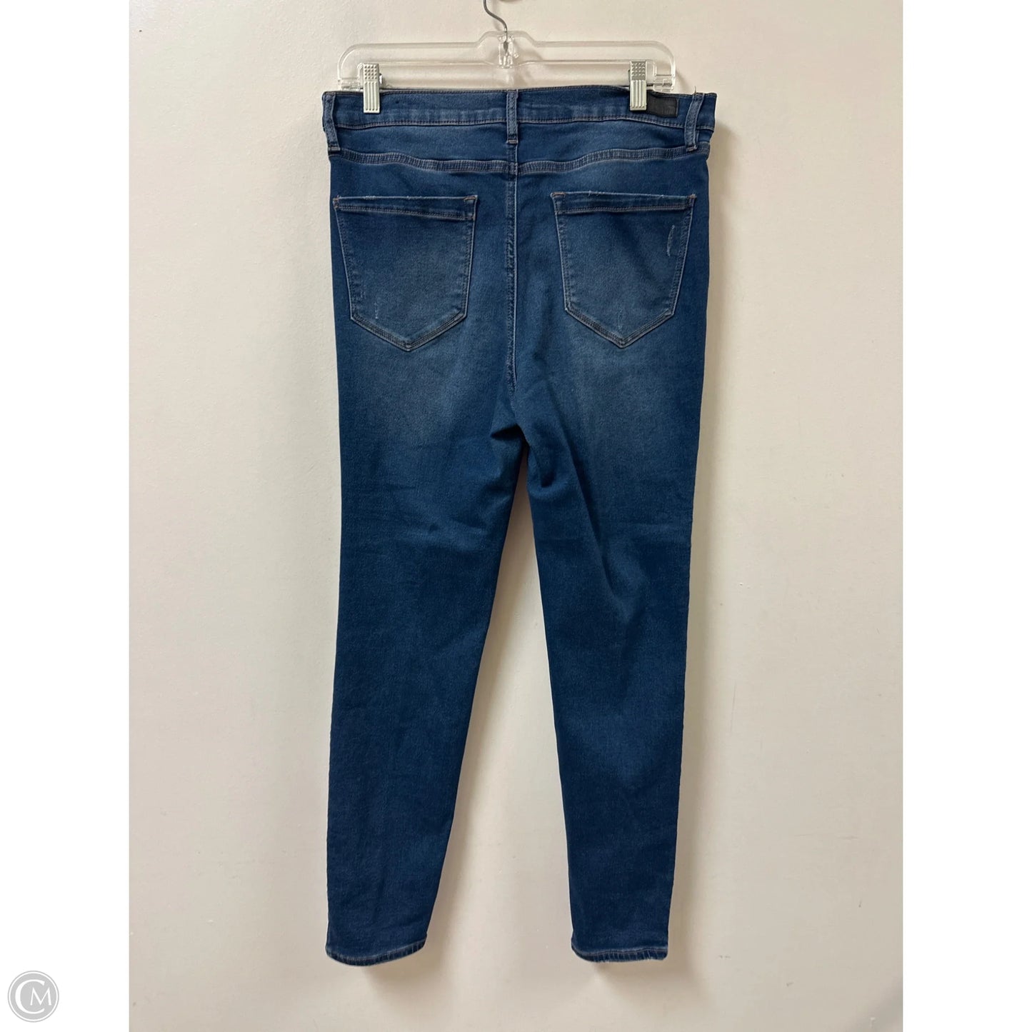 Jeans Skinny By Nicole Miller In Blue Denim, Size: 12