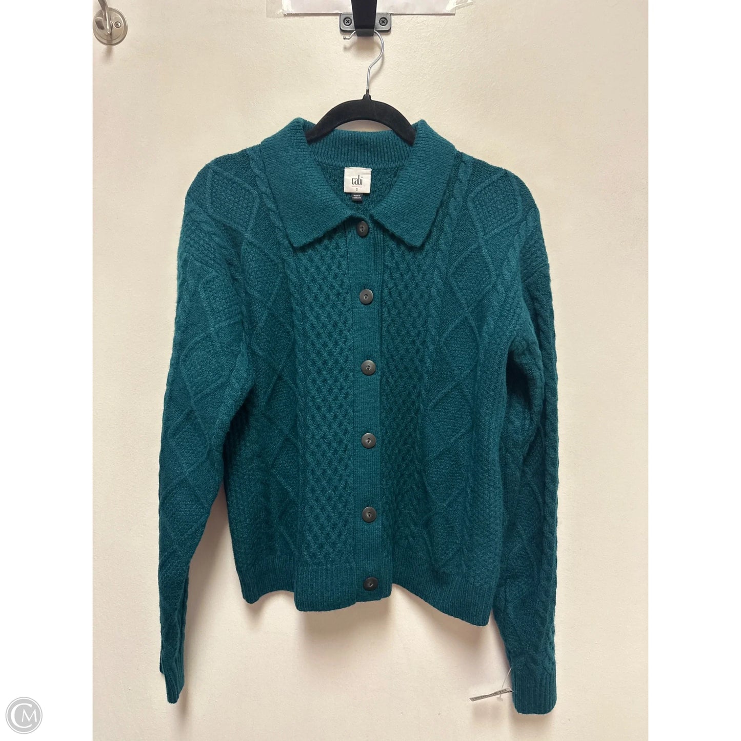 Sweater By Cabi In Green, Size: S