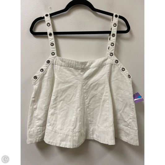 Top Sleeveless By Free People In White, Size: M