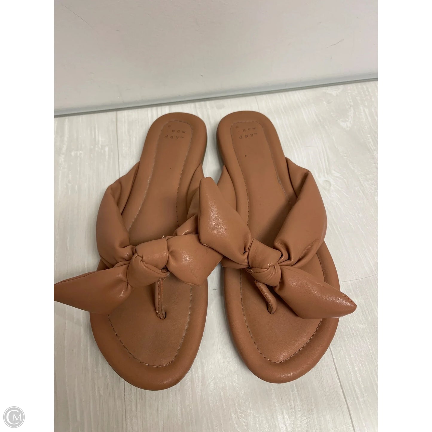 Sandals Flats By A New Day In Tan, Size: 11