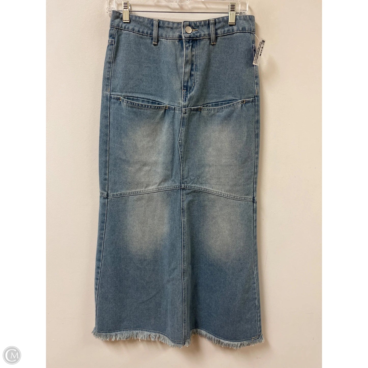 Skirt Maxi By Dazy In Blue Denim, Size: 8