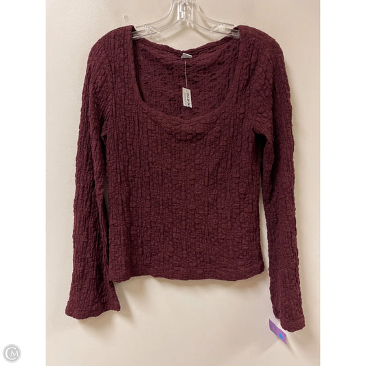 Top Long Sleeve By Old Navy In Purple, Size: M