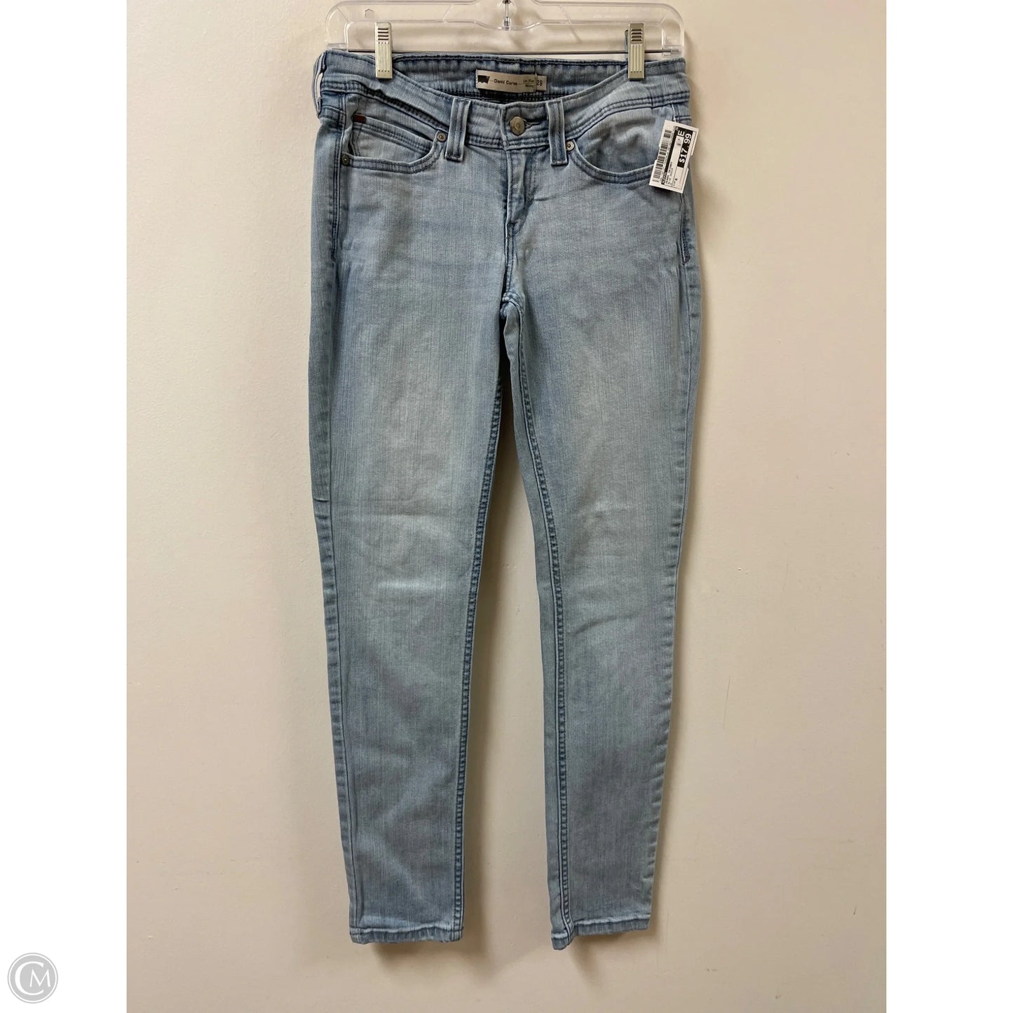 Jeans Skinny By Levis In Blue Denim, Size: 6