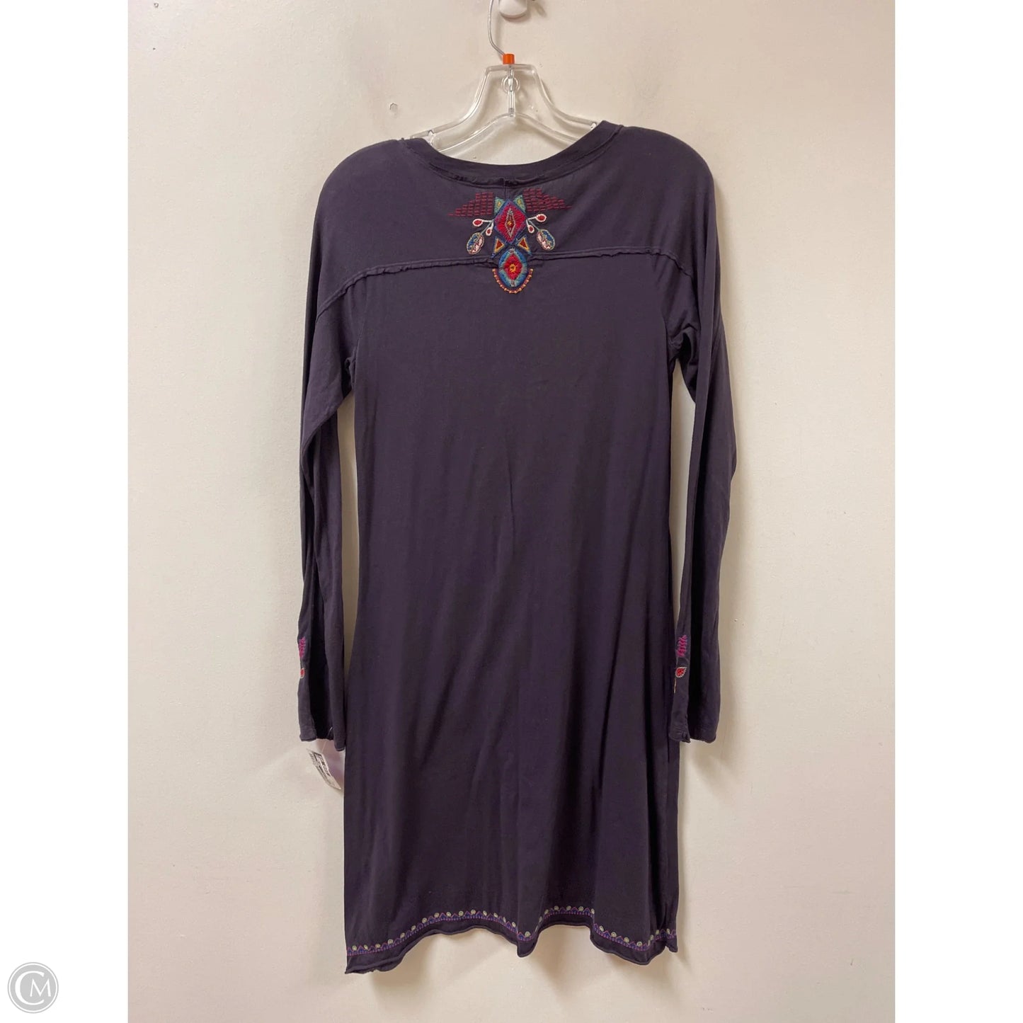 Dress Casual Midi By Johnny Was In Purple, Size: S