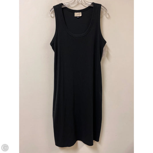 Dress Casual Midi By Universal Thread In Black, Size: 1x