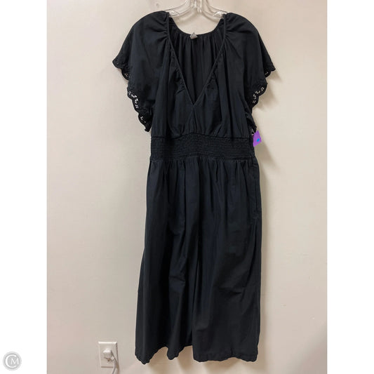 Dress Casual Midi By Old Navy In Black, Size: Xl