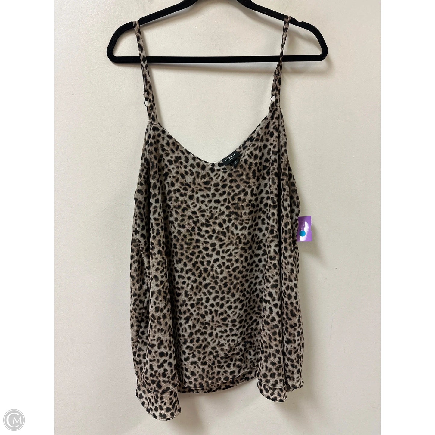 Top Cami By Torrid In Animal Print, Size: 2x
