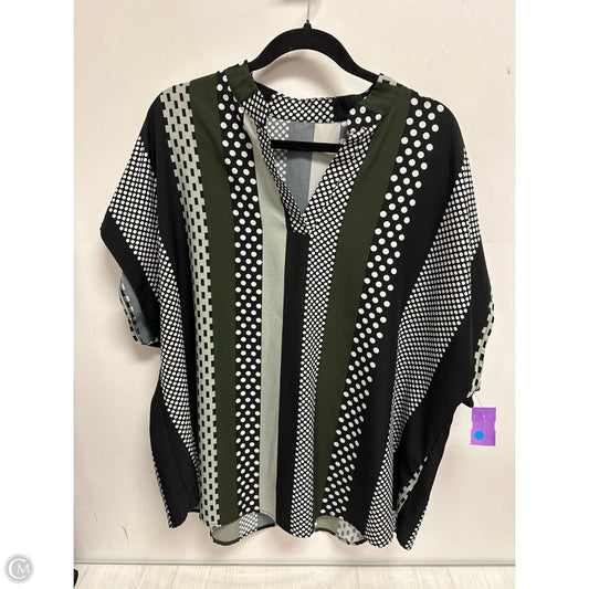 Top Short Sleeve By Shein In Multi-colored, Size: 3x