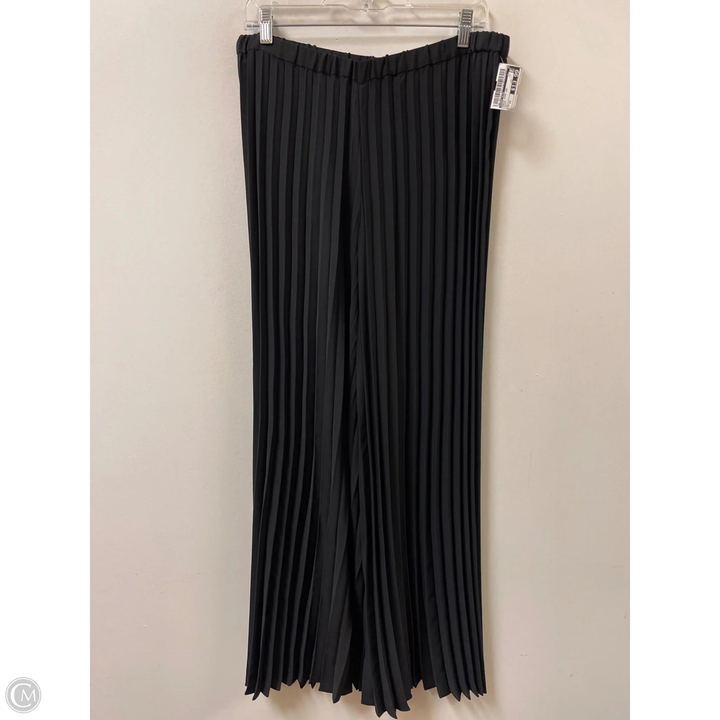 Pants Wide Leg By Kaari Blue In Black, Size: 12