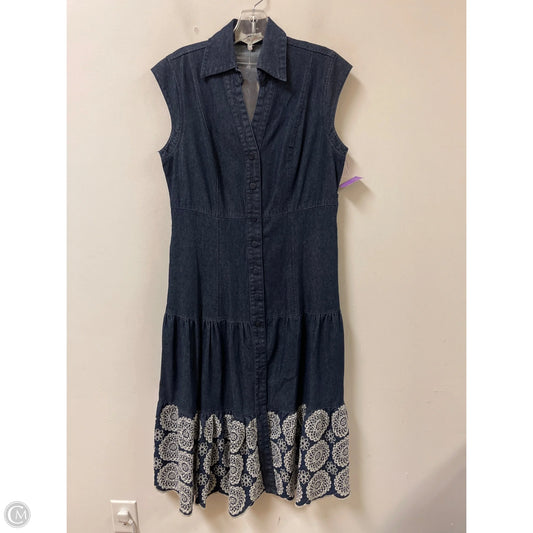 Dress Casual Maxi By Solitaire In Blue Denim, Size: S