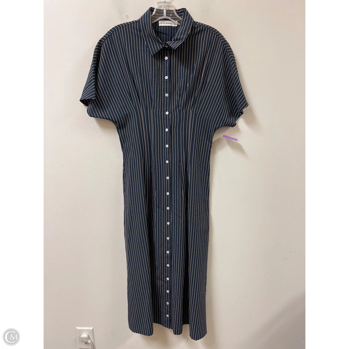 Dress Casual Midi By Clothes Mentor In Striped Pattern, Size: M