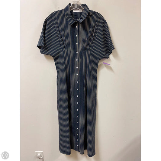 Dress Casual Midi By Clothes Mentor In Striped Pattern, Size: M