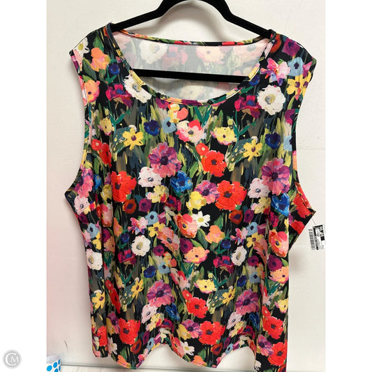 Top Sleeveless By Clothes Mentor In Floral Print, Size: 5