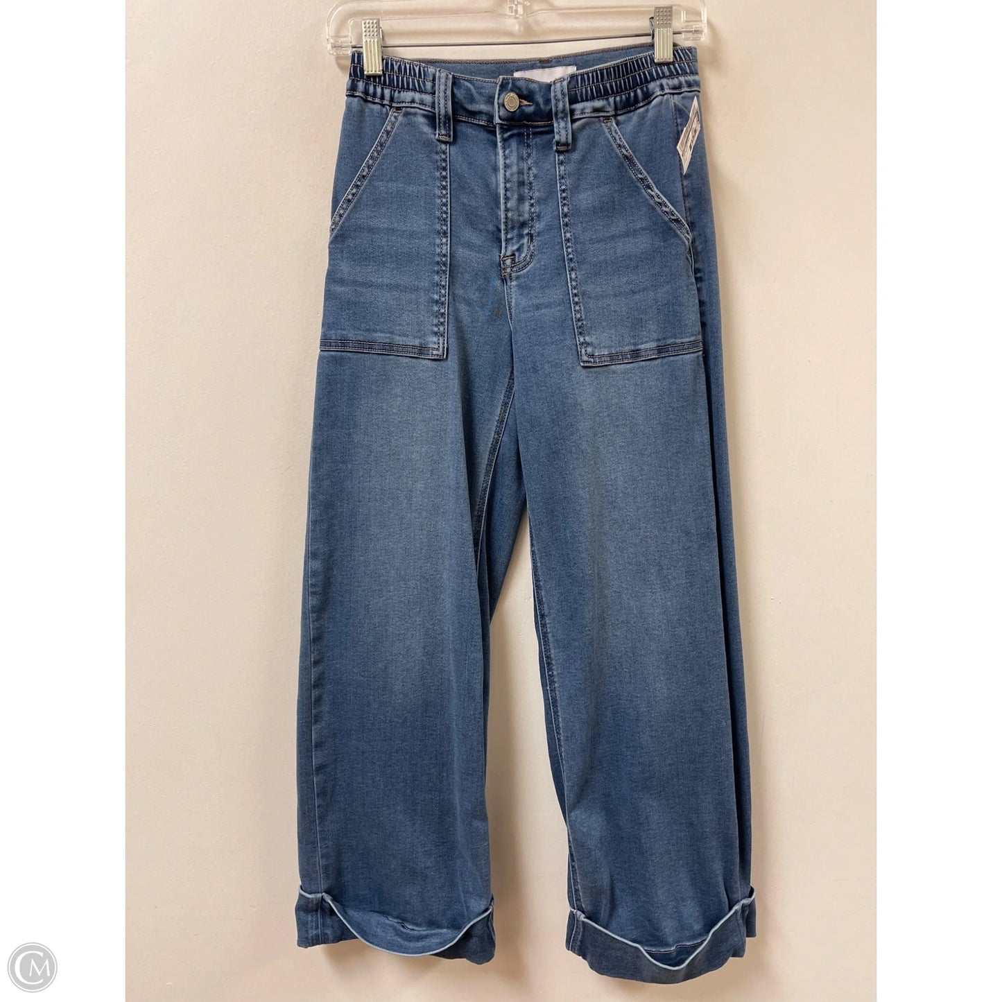 Jeans Cropped By Vervet In Blue Denim, Size: 2