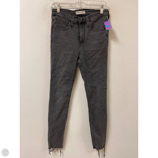 Jeans Skinny By Madewell In Black, Size: 4