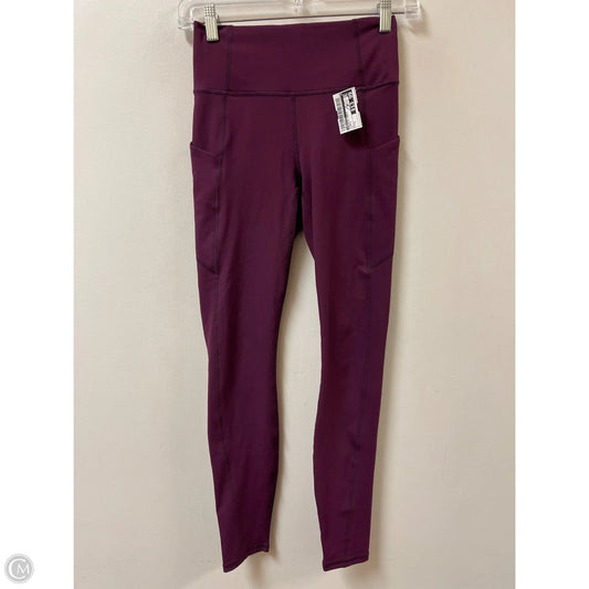 Athletic Pants By Fabletics In Purple, Size: S