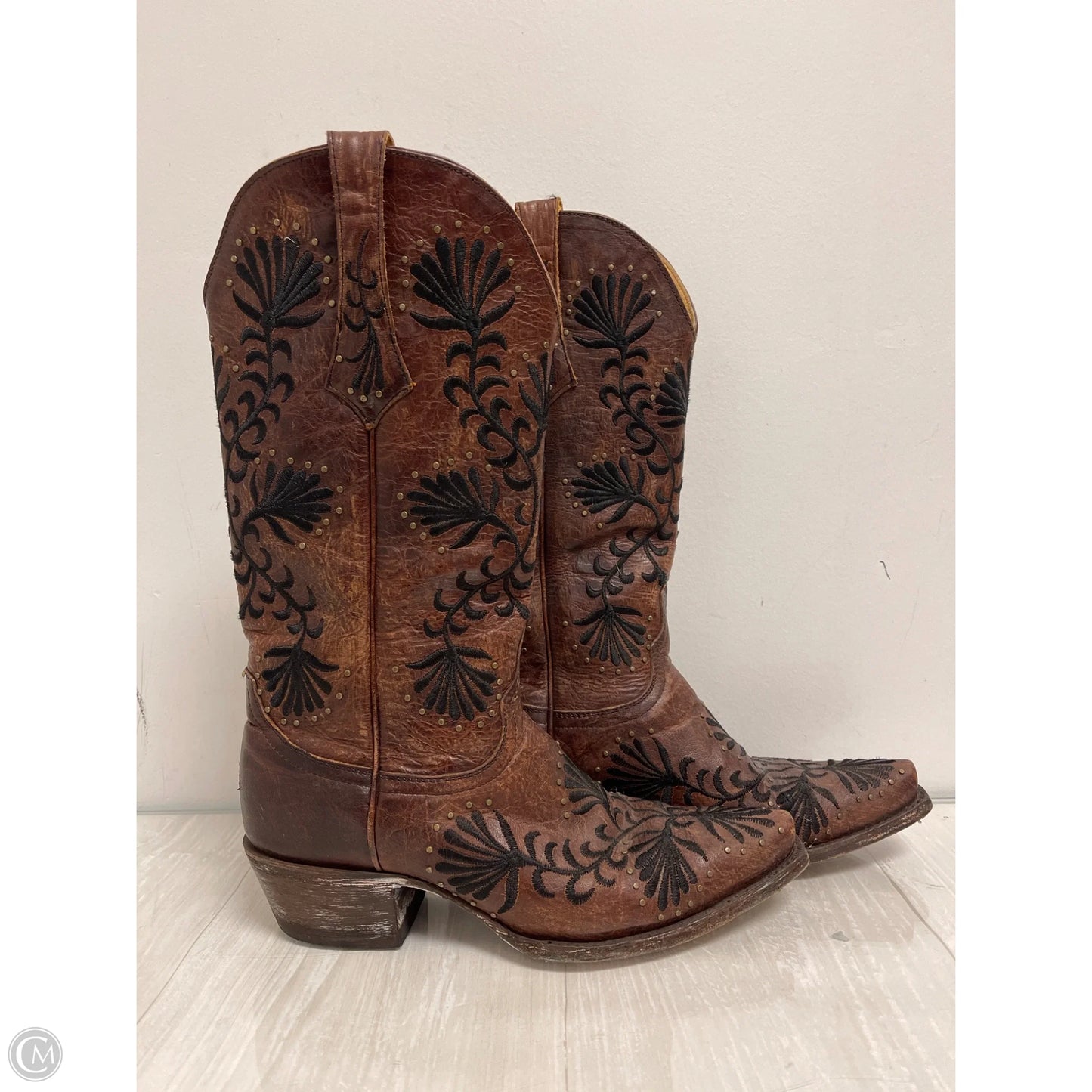 Boots Western By Cmb In Brown, Size: 8