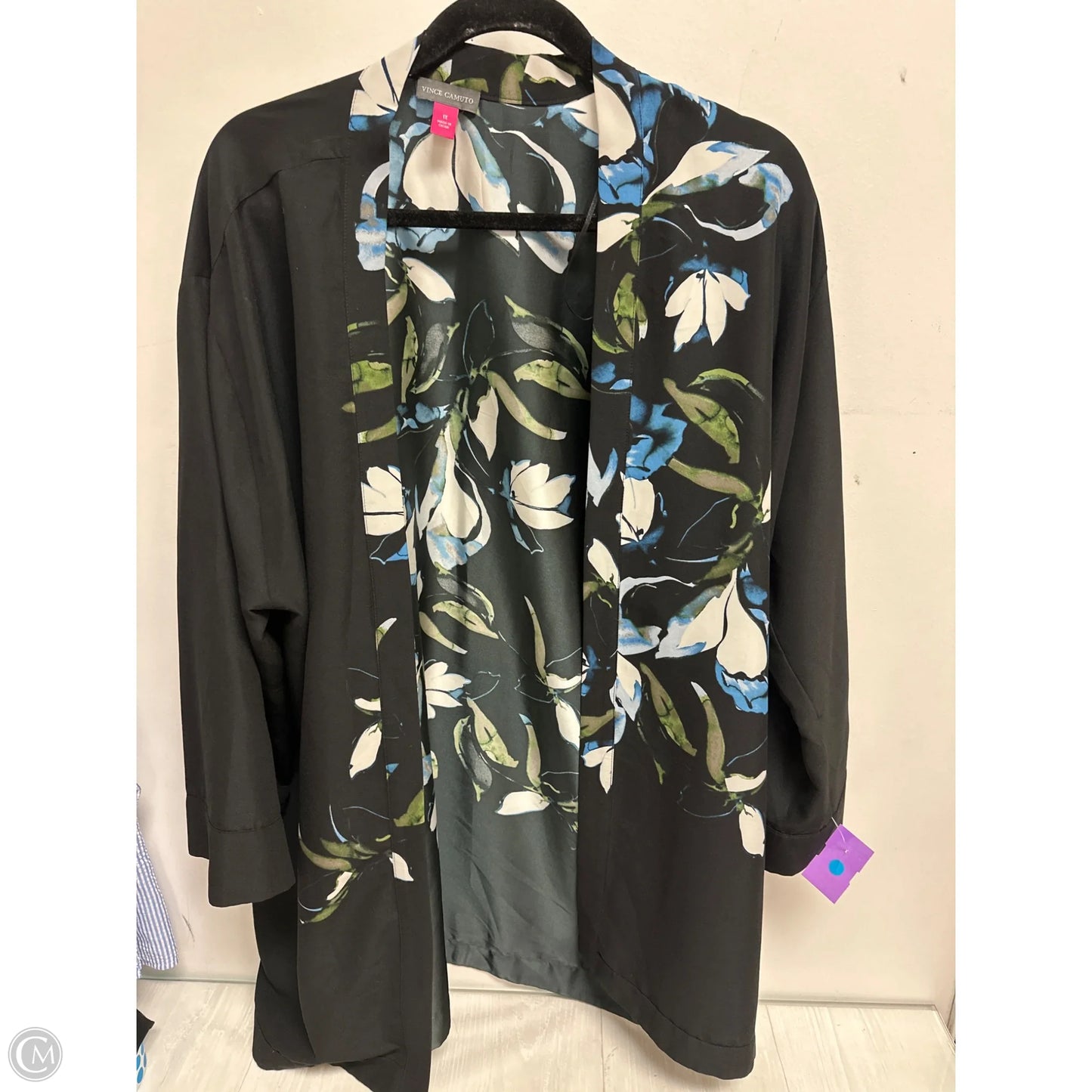 Kimono By Vince Camuto In Floral Print, Size: 1x