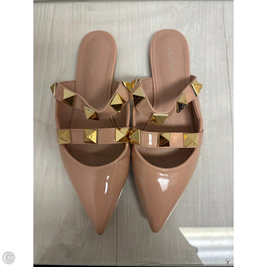 Shoes Flats By Clothes Mentor In Pink, Size: 10