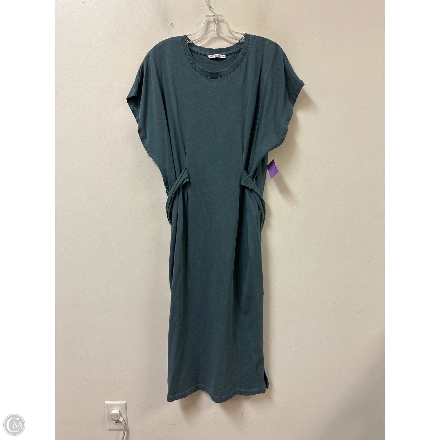 Dress Casual Maxi By Zara In Green, Size: Xl