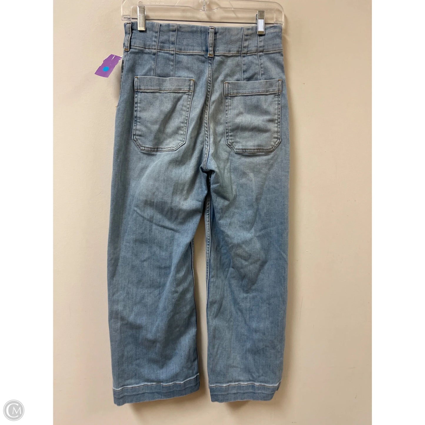 Jeans Flared By Maeve In Blue Denim, Size: 4