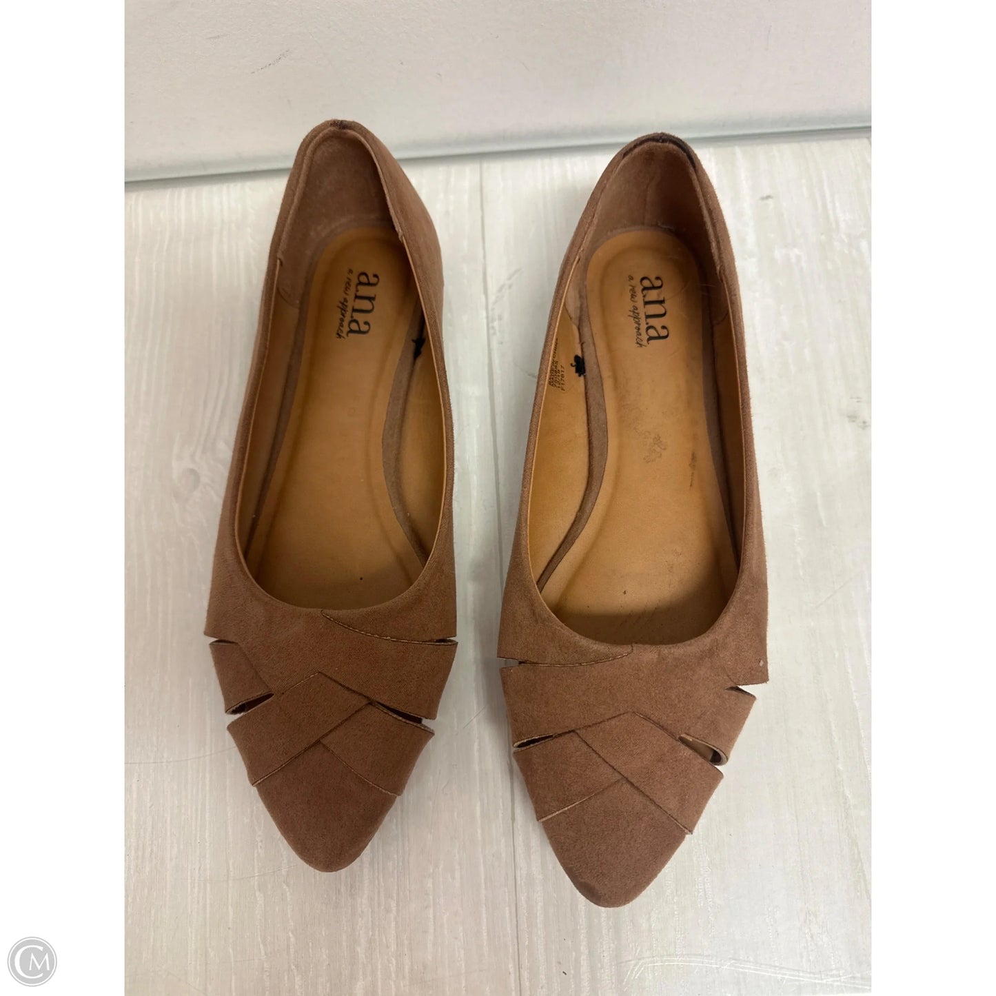 Shoes Flats By Ana In Brown, Size: 6.5