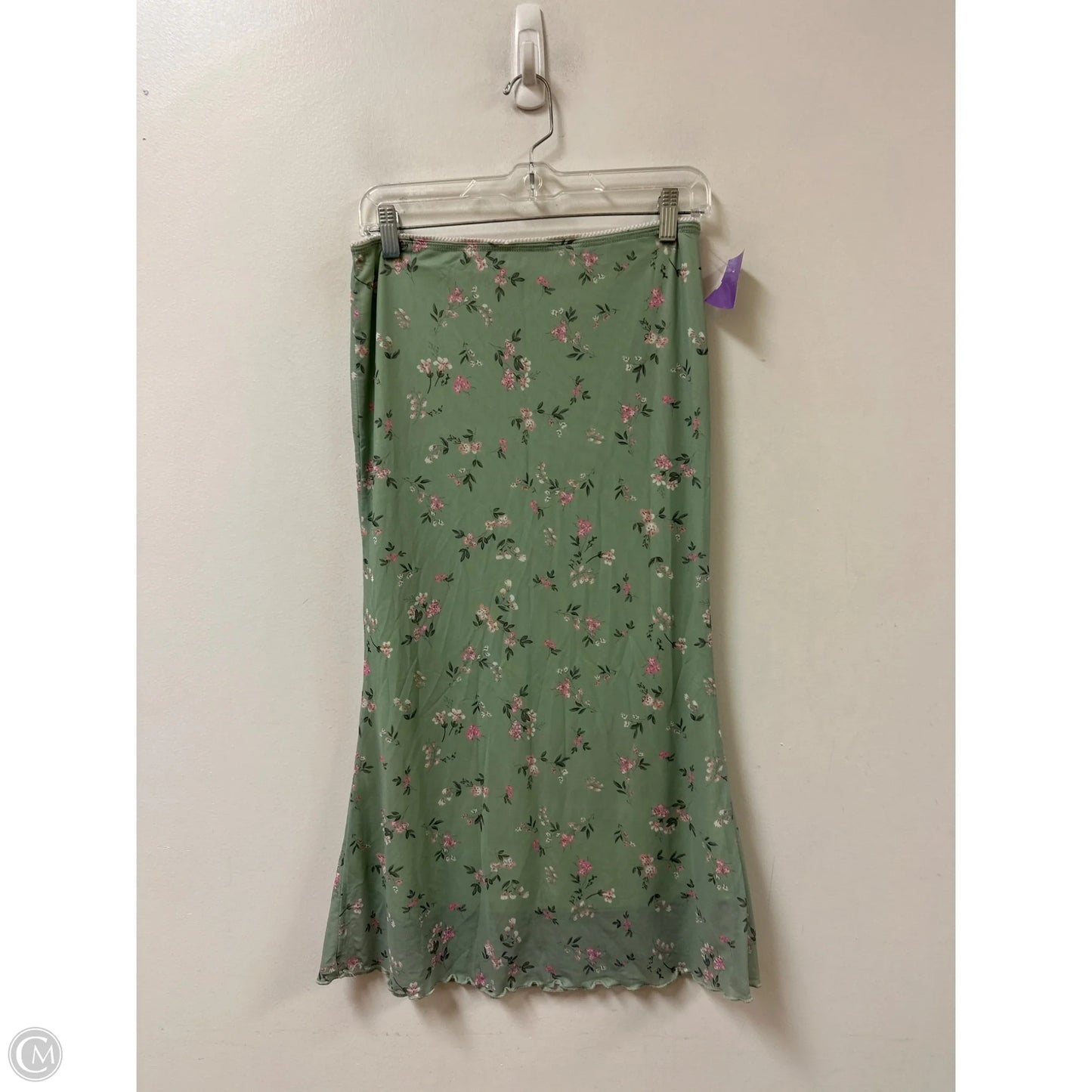 Skirt Midi By Clothes Mentor In Green, Size: 6
